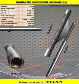 Barra Cremallera Nissan Platina Renaul clio