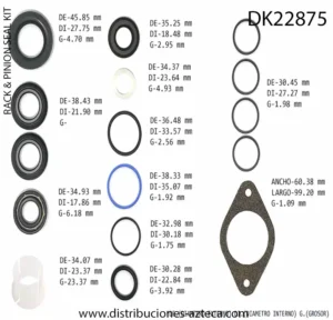 DK22875 Repuesto Cremallera Clio Platina Megane Scenic - Imagen 3
