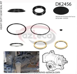 DK2456 Repuesto Sector Caja Dirección RH Sheppard M100 M90 - Imagen 2