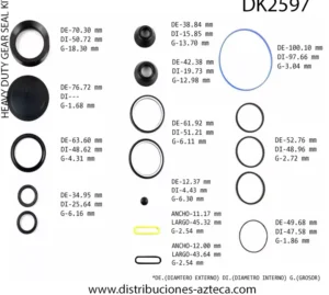 DK2597 Repuesto Caja Dirección 8898 RH SHEPPARD M100 2592442C91 5545531 - Imagen 3