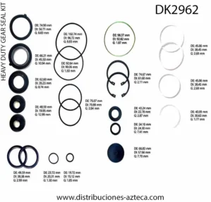 DK2962 Repuesto Caja Dirección Zf 8014 Ford  Super Duty F-350 F-450 F-550 - Imagen 2